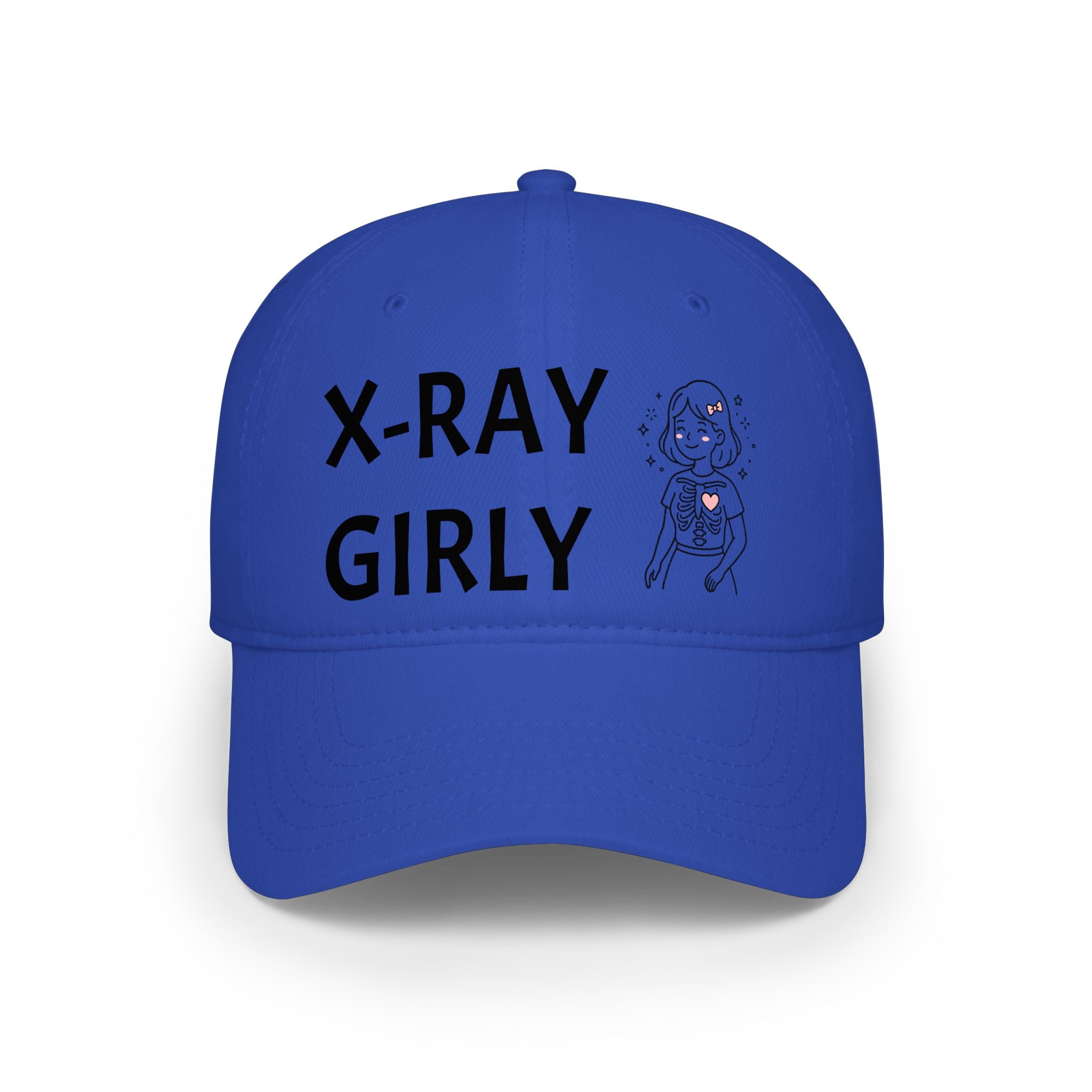 X-Ray Girly Baseball Cap — Cute Medical Tech Hat