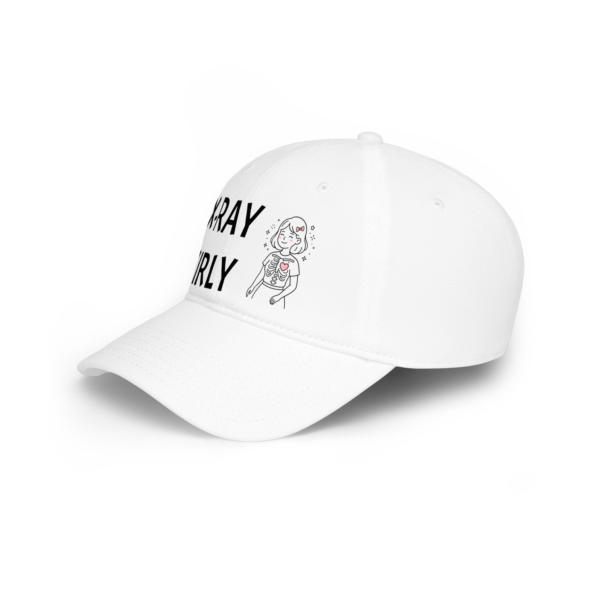 X-Ray Girly Baseball Cap — Cute Medical Tech Hat