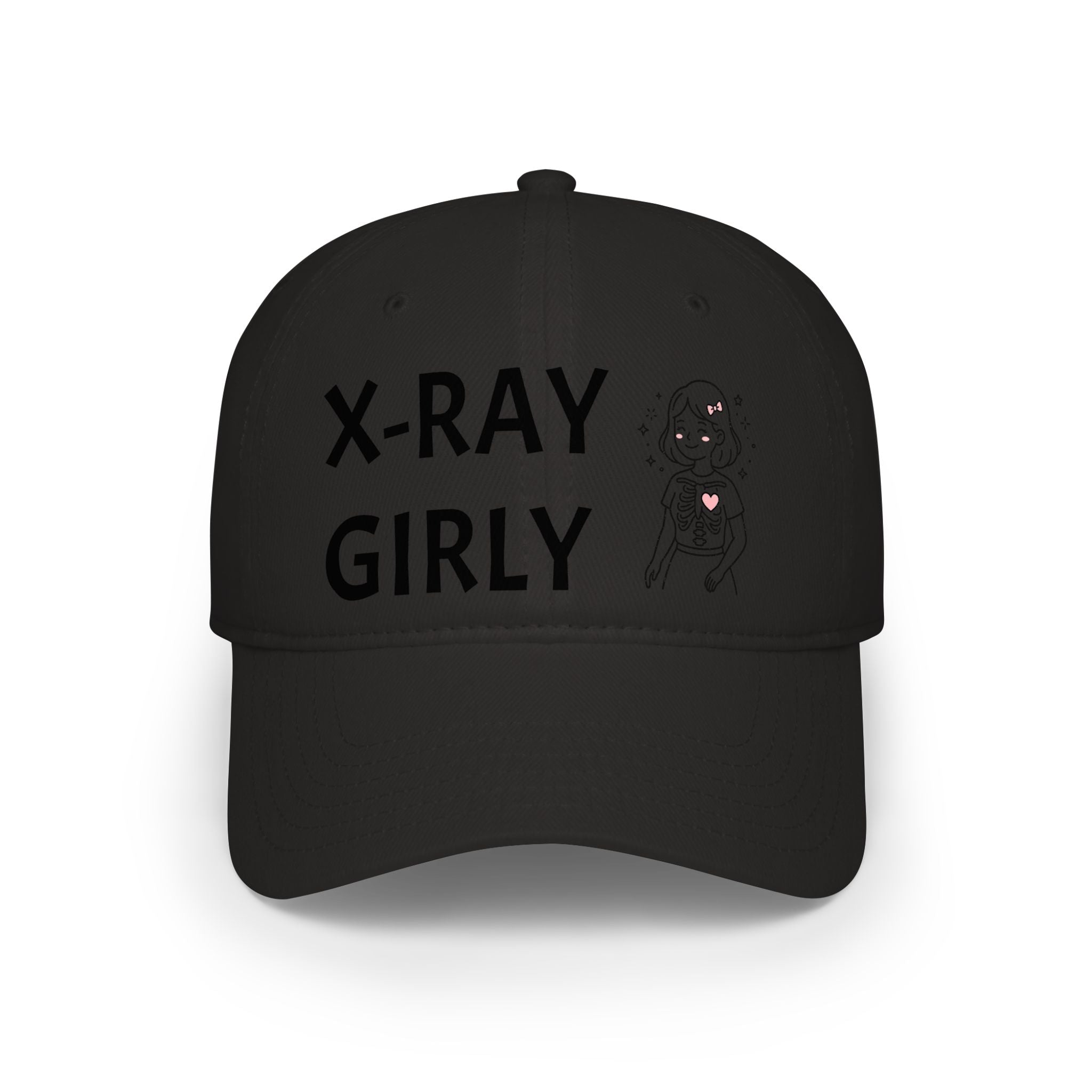 X-Ray Girly Baseball Cap — Cute Medical Tech Hat