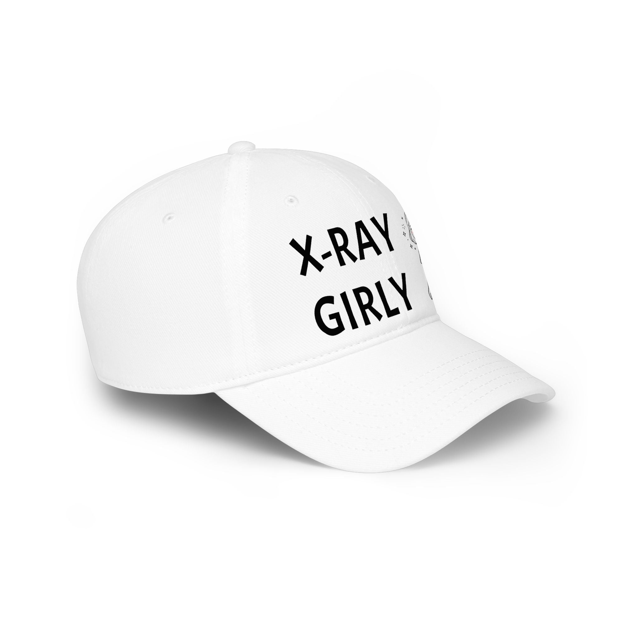X-Ray Girly Baseball Cap — Cute Medical Tech Hat