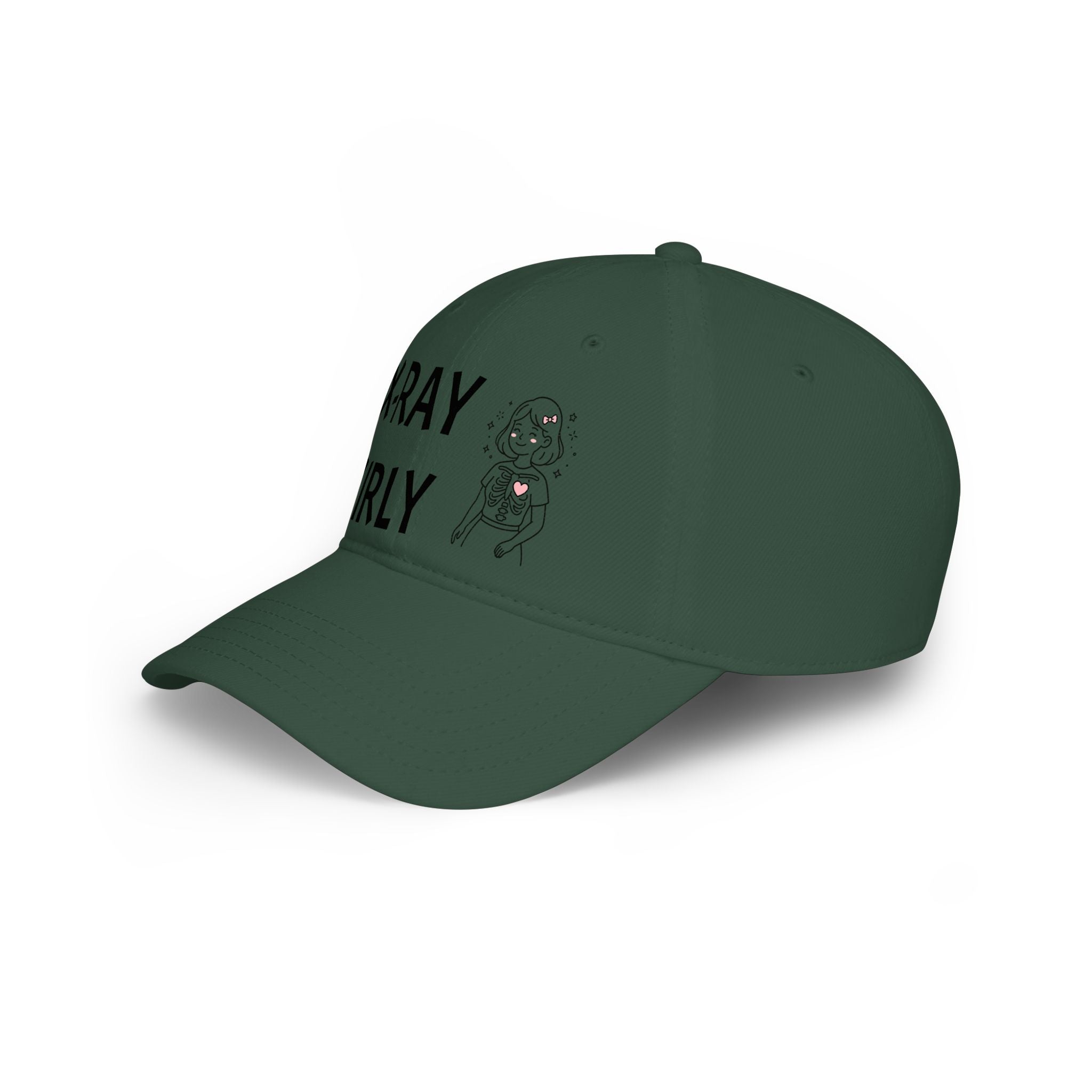 X-Ray Girly Baseball Cap — Cute Medical Tech Hat