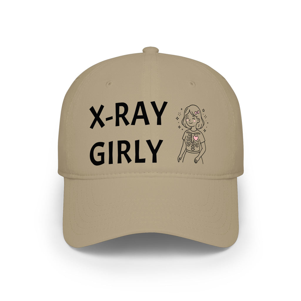 X-Ray Girly Baseball Cap — Cute Medical Tech Hat