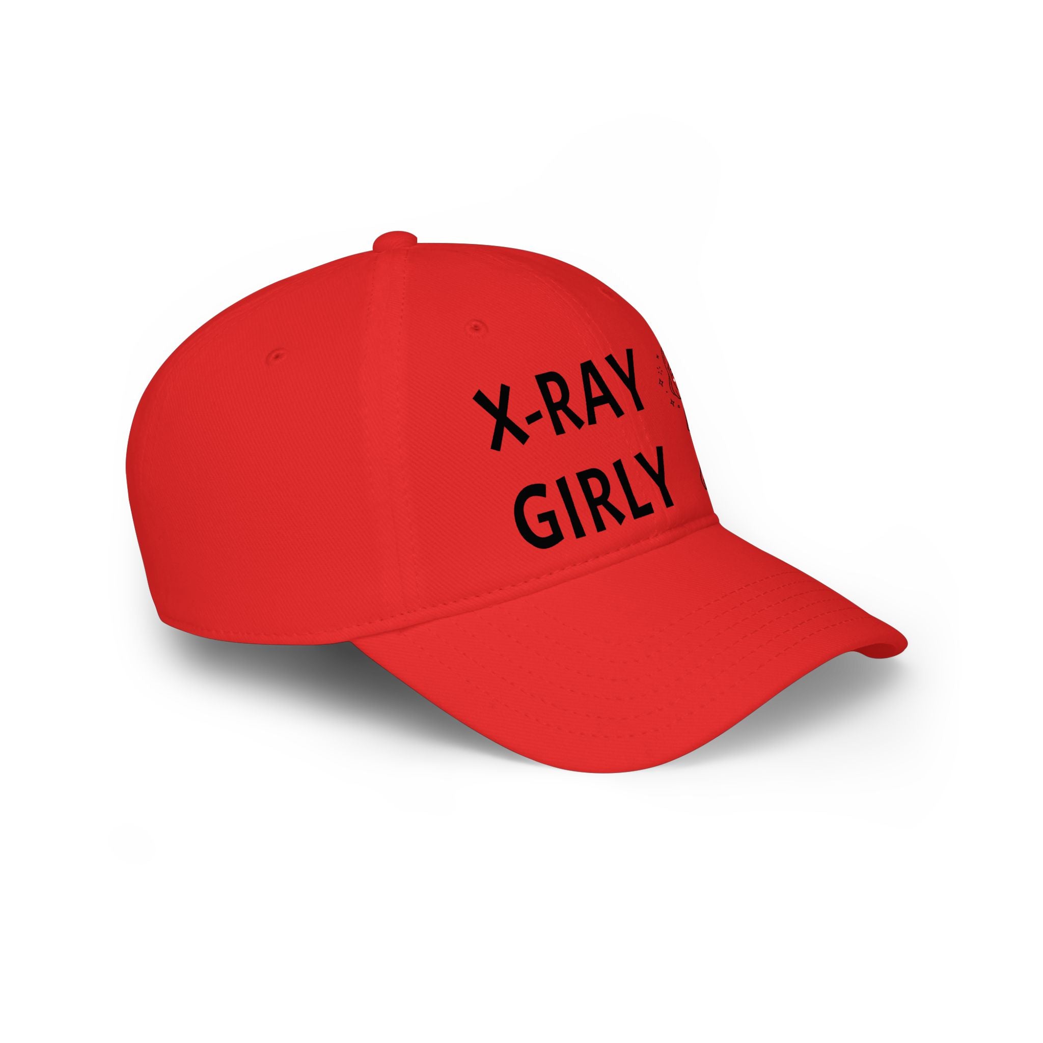 X-Ray Girly Baseball Cap — Cute Medical Tech Hat