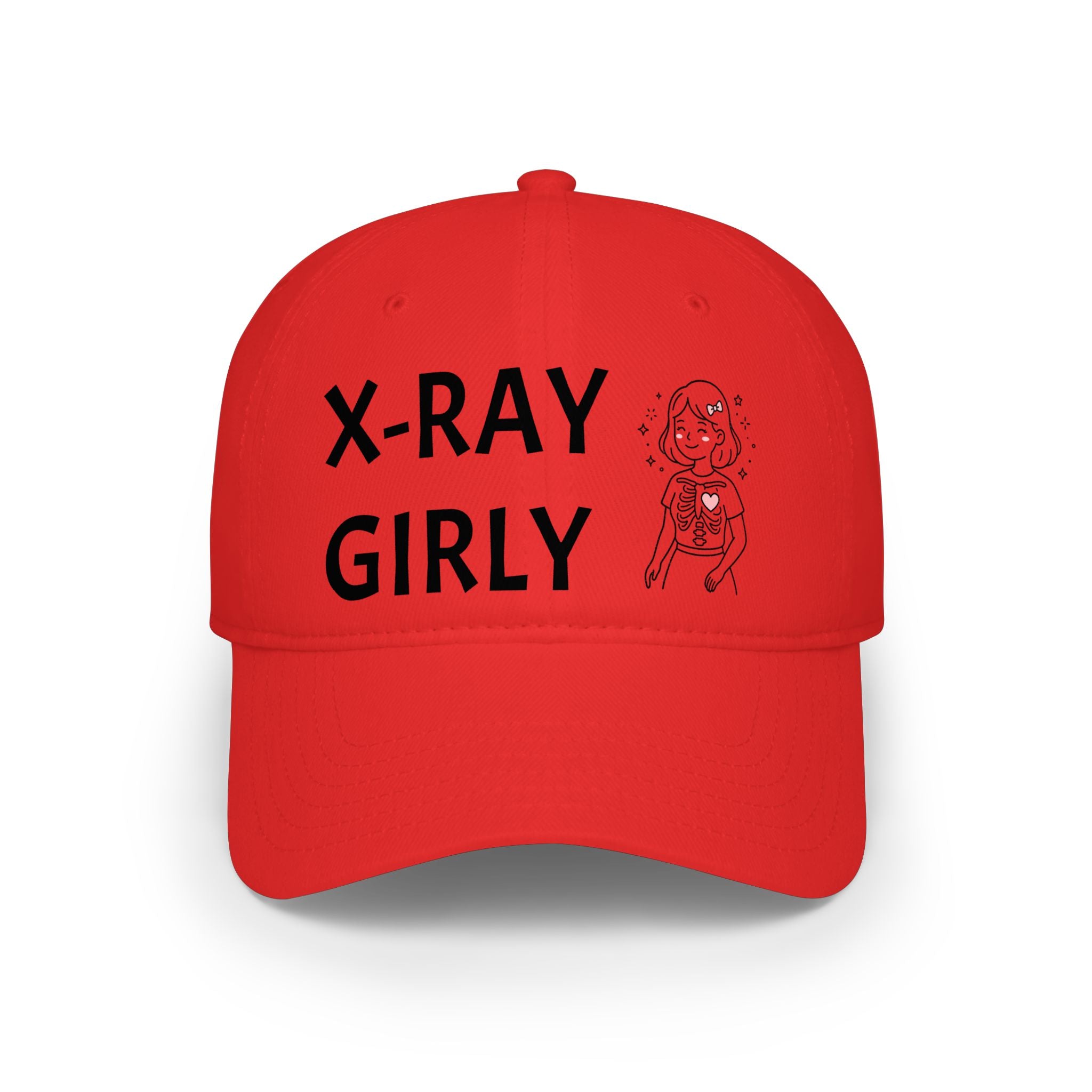 X-Ray Girly Baseball Cap — Cute Medical Tech Hat