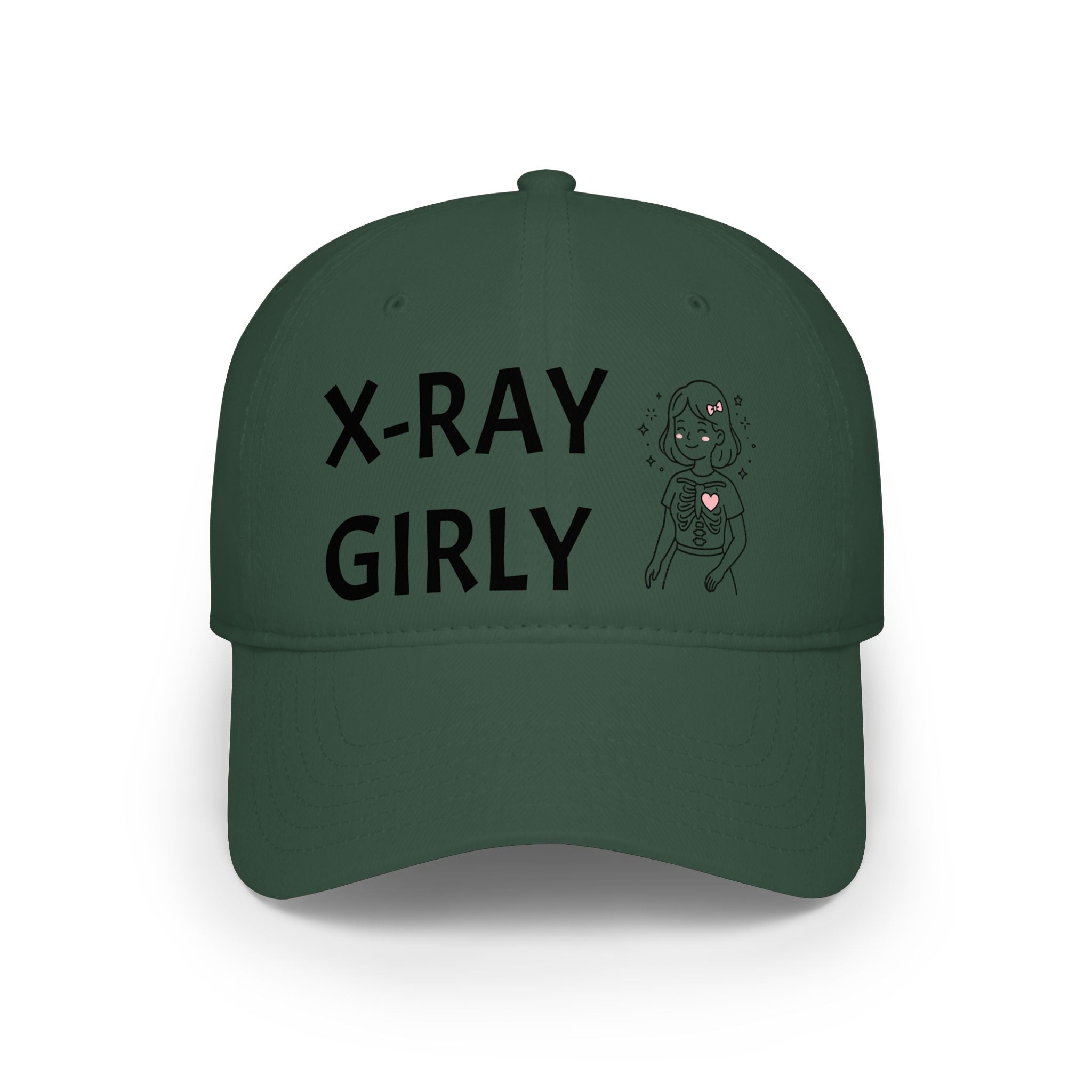 X-Ray Girly Baseball Cap — Cute Medical Tech Hat