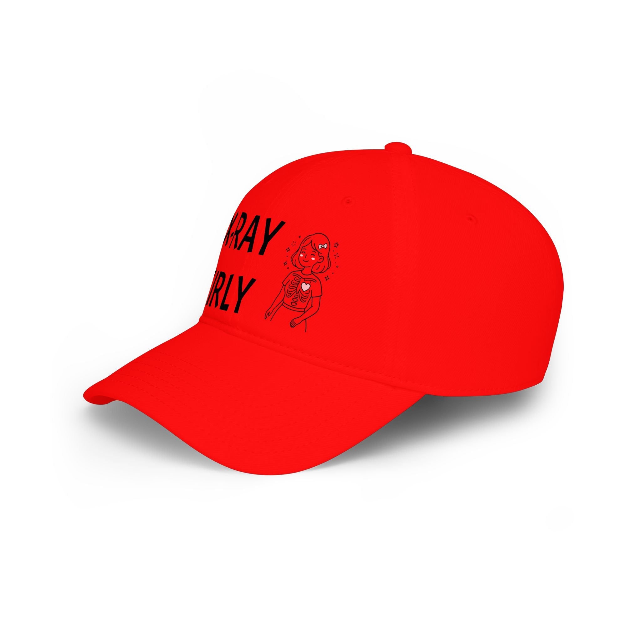 X-Ray Girly Baseball Cap — Cute Medical Tech Hat