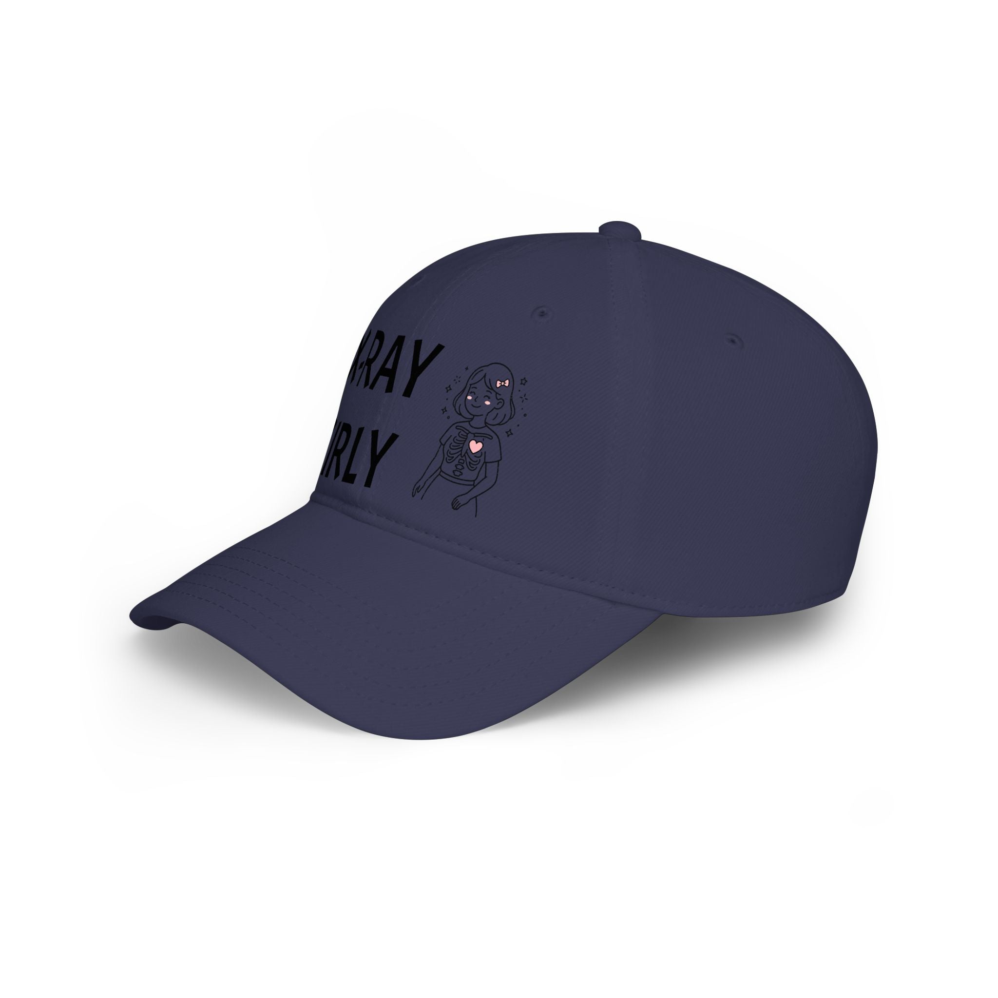 X-Ray Girly Baseball Cap — Cute Medical Tech Hat