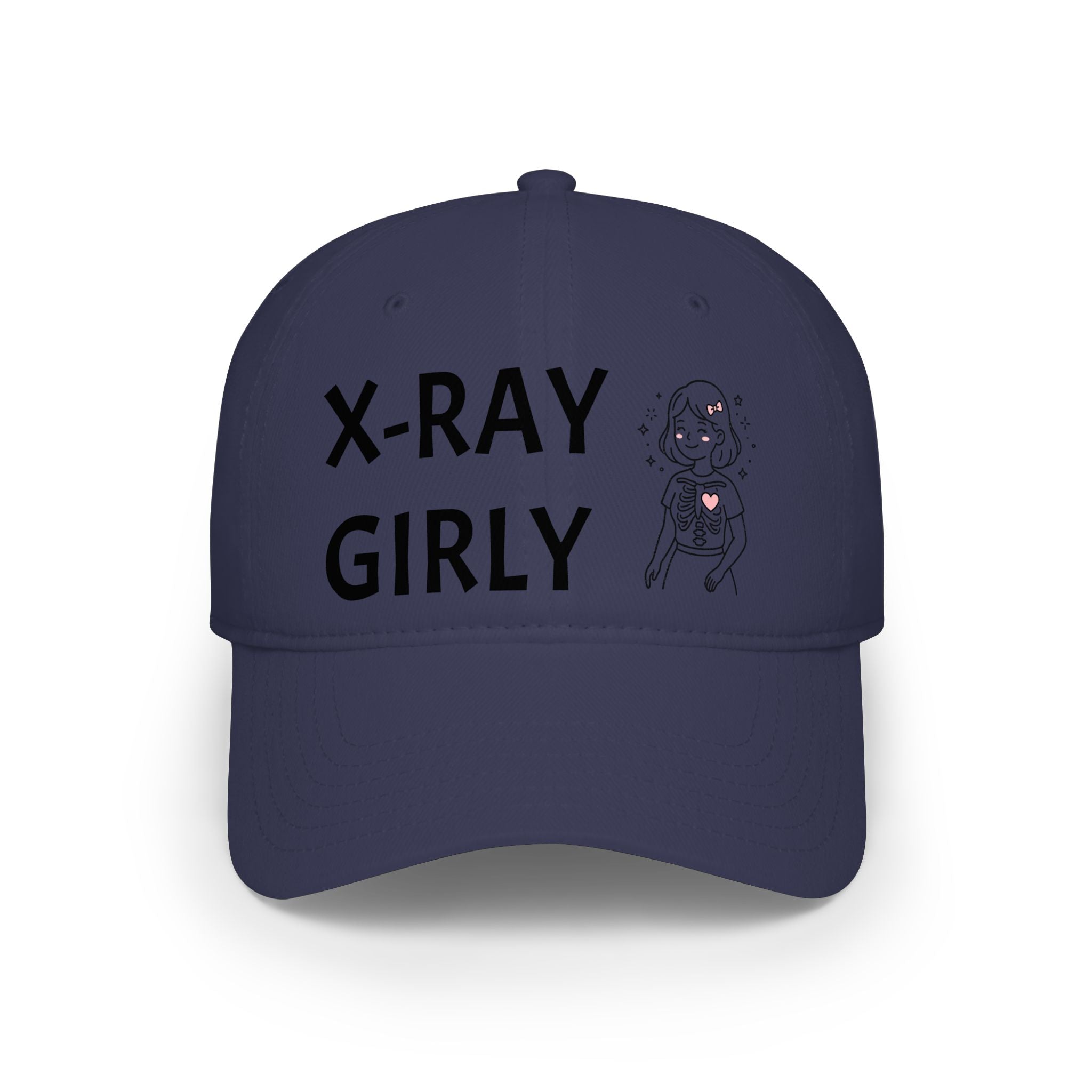 X-Ray Girly Baseball Cap — Cute Medical Tech Hat